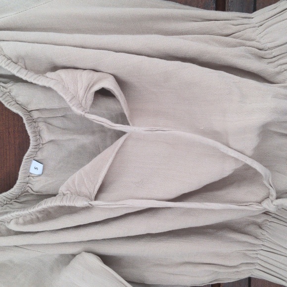 Handmade Tan Dress - Size Small - Picture 2 of 4